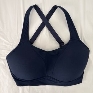 Lululemon | Run Times Bra High Support | Sz 34DD | True Navy | EUC